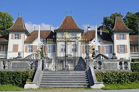 Waldegg Castle, summer residence of Johann Viktor of Besenval, museum, cultural monument, Feldbrunnen, Solothurn, Switzerland, Europe