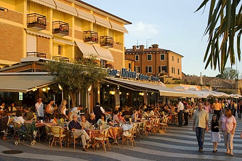 Lazise at the Lake Garda Lago di Garda Veneto Italy