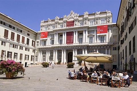 Genoa Genova Liguria Italy Piazza Metteotti Palazzo Ducale