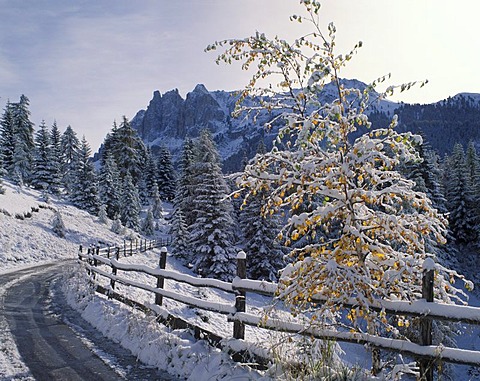 Peitlerkofel valley of Villnoss Villnoess South Tyrol Italy Italia