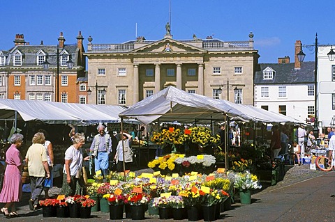 Newark on Trent Nottinghamshire England Geatbritain market place butter market