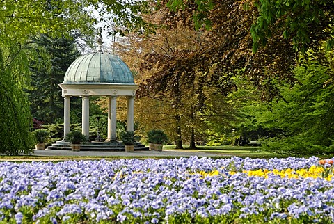 Bad Pyrmont Lower Saxony Germany in the spa garden