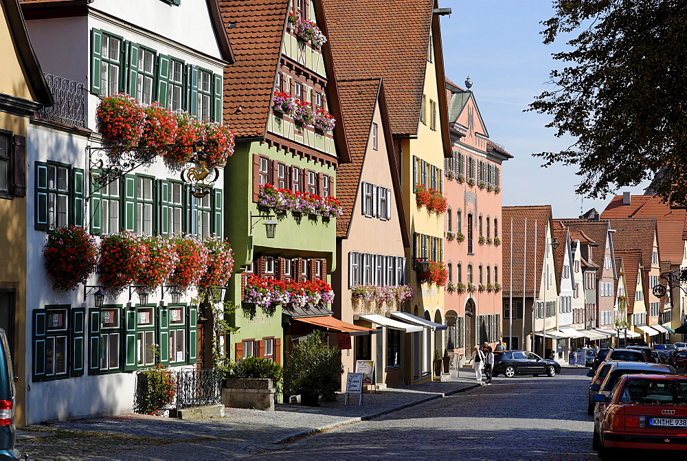 Segringer Strasse Dinkelsbuehl Dinkelsbuehl Romantische Strasse Romantic Road Middle Franconia Bavaria Germany