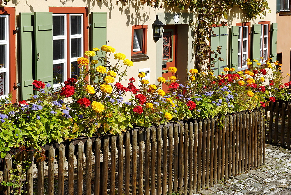 Dinkelsbuehl Romantische Strasse Romantic Road Middle Franconia Bavaria Germany