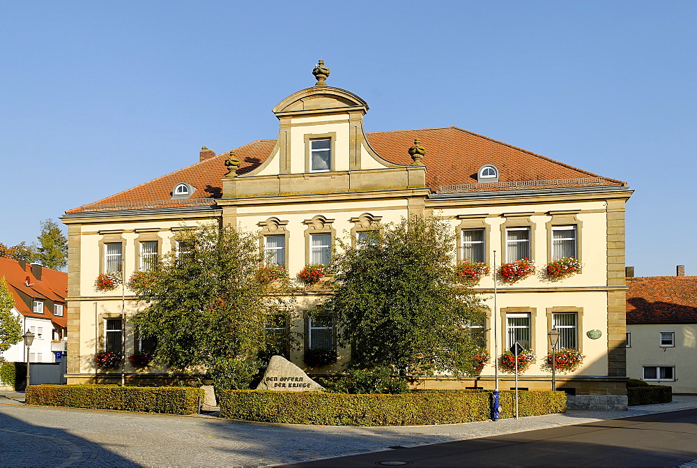Herrieden Middle Franconia Bavaria Germany town hall built 1901