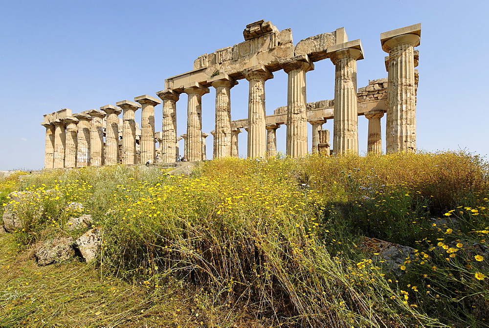 Temple E so-called temple of Hera Selinunte Sicily Italy