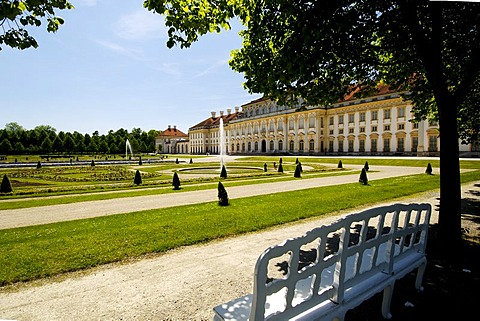 Castle Schleissheim Schleissheim east storefront facade Bavaria Germany