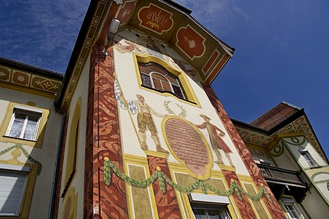 House painting in Bad Toelz Bad Tolz Upper Bavaria Bavaria Germany