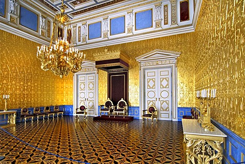 Throne room of the Queen, Residenz, Munich, Bavaria, Germany