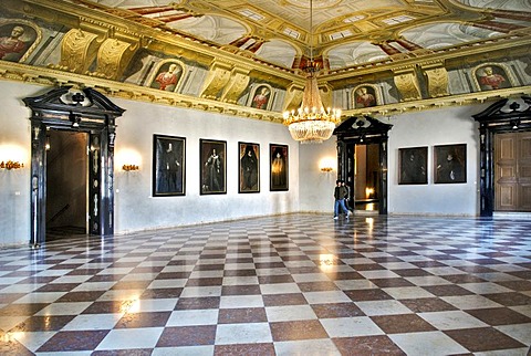 Black Hall, Residenz, Munich, Bavaria, Germany