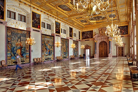 Emperor's Hall, Residenz, Munich, Bavaria, Germany