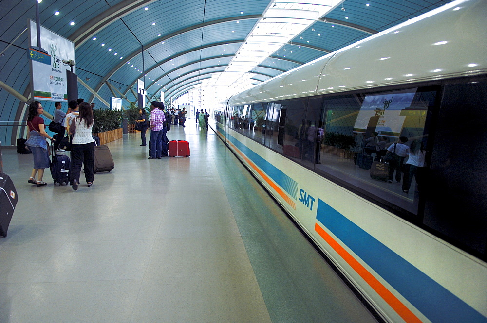 Shanghai Maglev Train, China, Asia