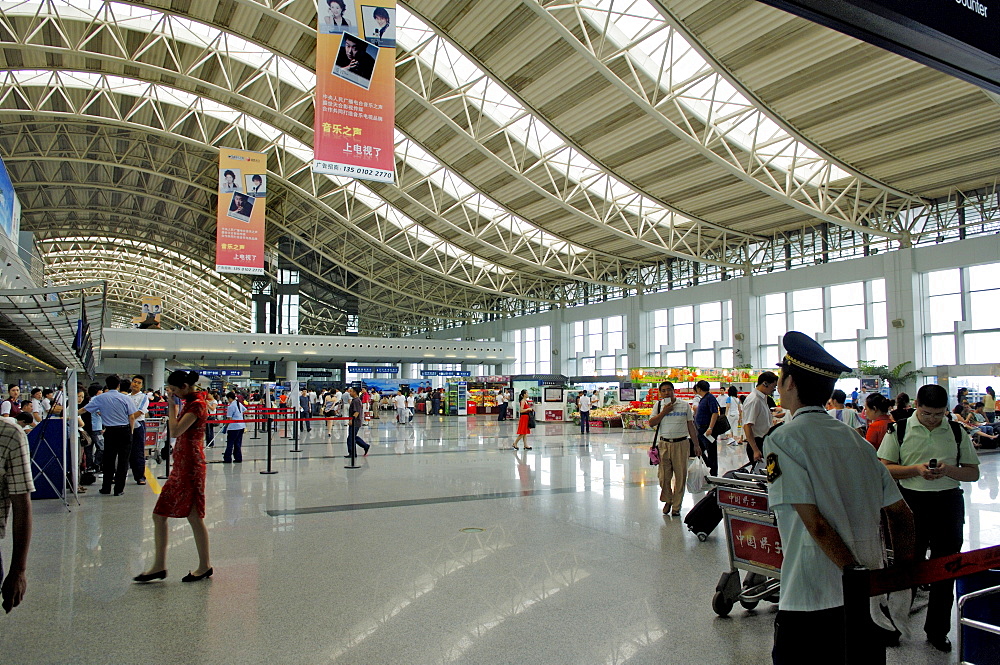 Airport, Chengdu, China, Asia