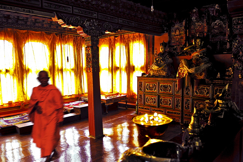 Monks, Tshurpu Convent near Lhasa, Tibet