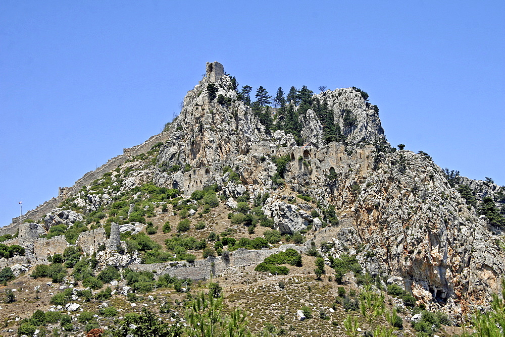 Crusader castle St Hilarion, Northern Cyprus