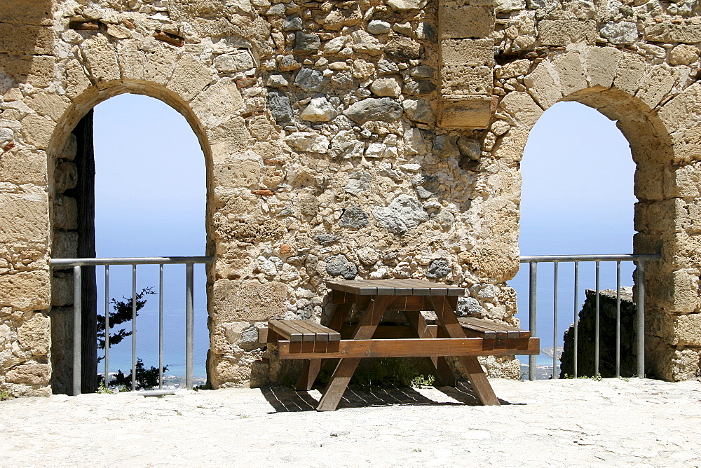 St. Hilarion Crusader Castle, North Cyprus, Europe