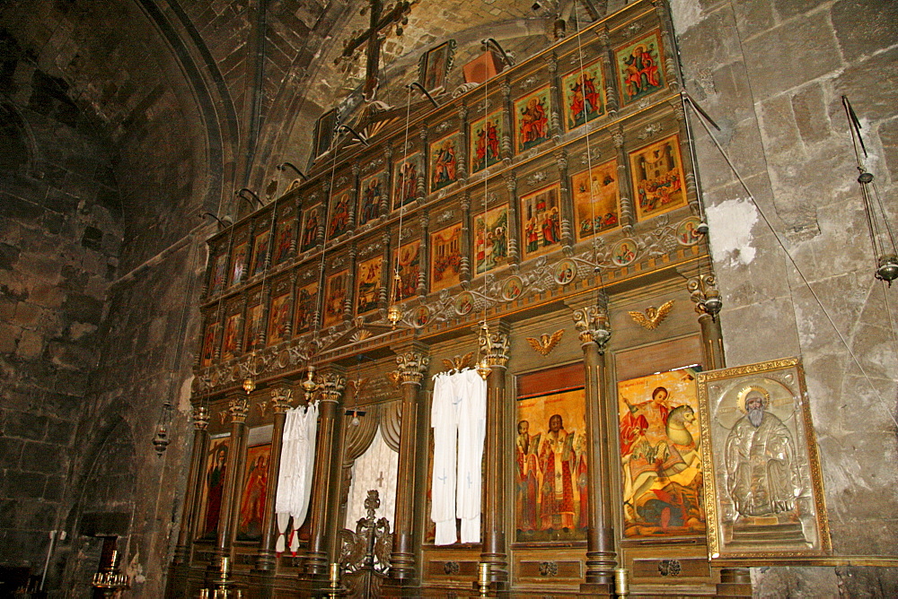 Iconostasis, Bellapais Abbey, Kyrenia, North Cyprus, Europe