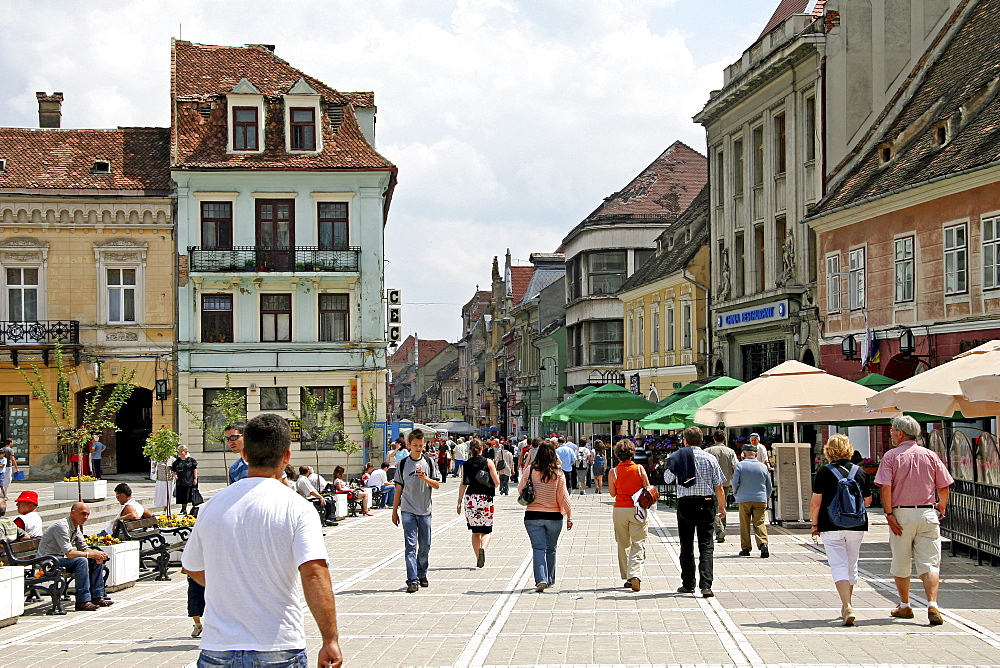 Historic centre of Brasov, Transylvania, Romania, Europe