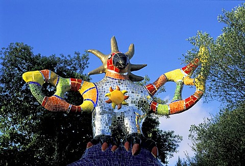 The Tarot Garden of Niki de Saint-Phalle Capalbio Provincia de Grossetto Tuscany Italy