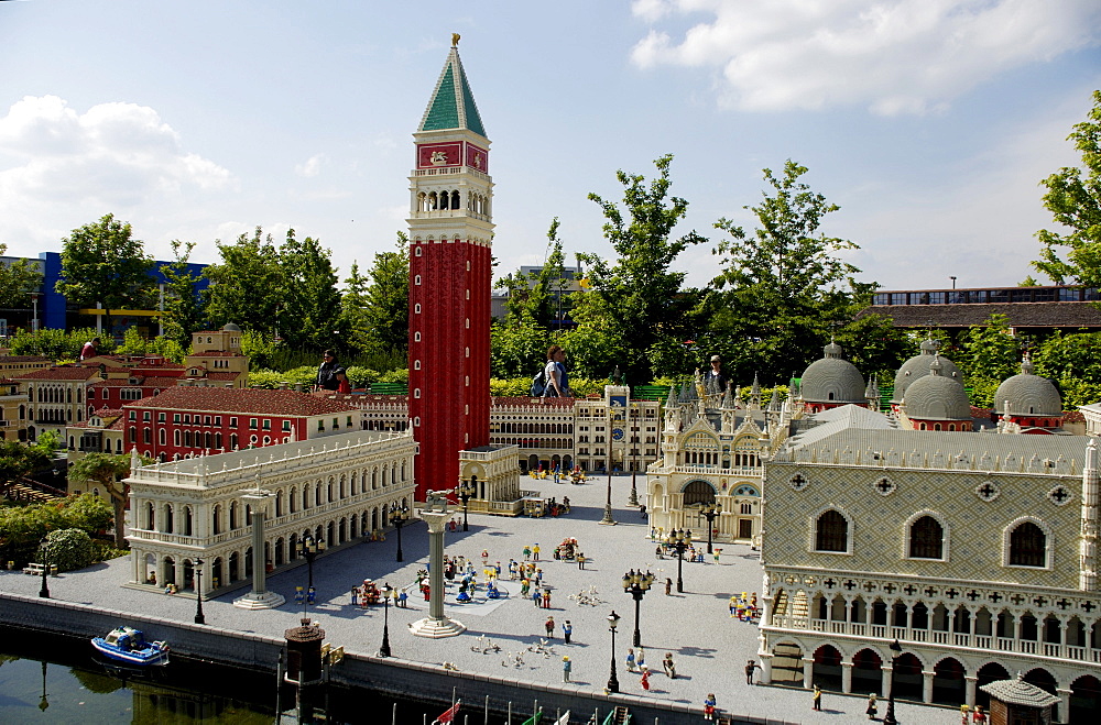 Venice, Marcus place made of Lego, theme park Legoland, Guenzburg, Germany