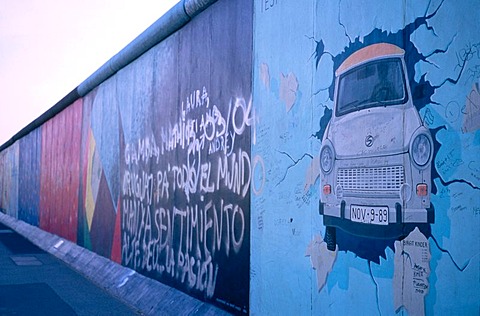 Berlin Wall graffiti, Berlin, Germany