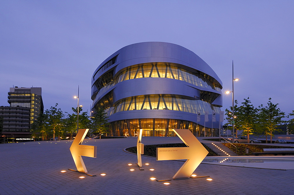 Mercedes Benz Museum, Stuttgart, Baden Wuerttemberg, Germany, Europe