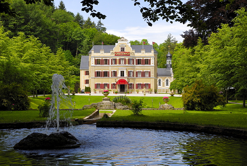 Fuerstenhof, filming location for the German TV series Sturm der Liebe, Vegan, Bavaria, Germany