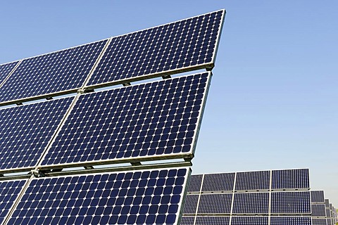 World's largest solar panel field, near Arnstein, Bavaria, Germany, Europe