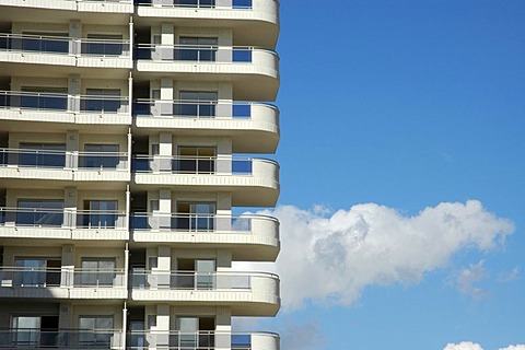 House front in Calpe, Costa Blanca, Spain, Architecture