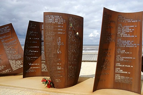 Memorial for the ones lost at sea, Katwijk aan Zee, South Holland, Holland, The Netherlands