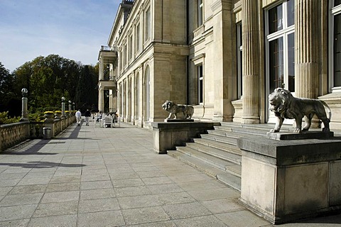 Former residence of the industrial family krupp, Villa Huegel, Essen, Ruhrgebiet, North Rhine-Westphalia, Germany