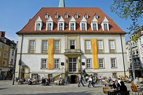 Theater at the old market square, Bielefeld, North Rhine-Westphalia, Germany