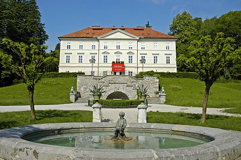 Tivoli castle, international graphic art centre, Ljubljana, Slovenia