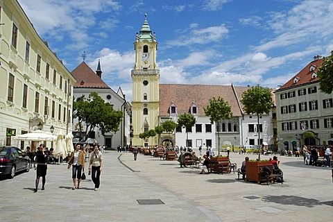 Old Town Hall, main square, Bratislava, Slovakia