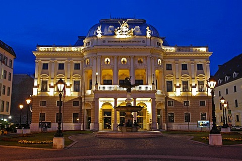 Old Slovak National Theatre building, Hviezdoslav square, Bratislava, Slovakia