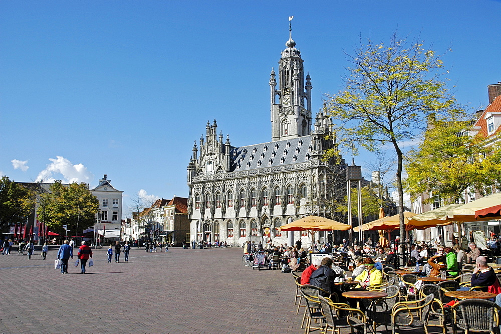 Town hall Stadthuis Middelburg Zeeland Holland the Netherlands