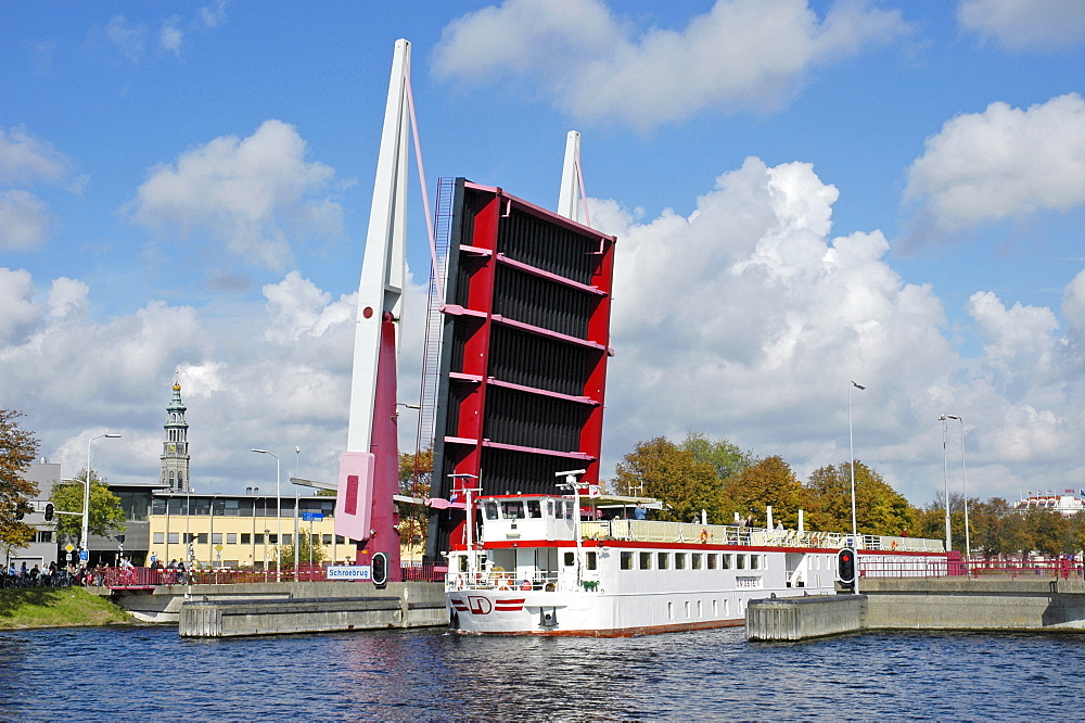 Schroebrug movable bridge Middelburg Zeeland Holland the Netherlands