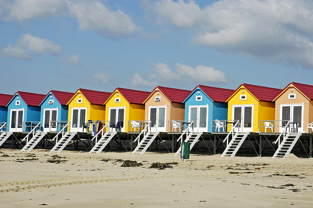 Beach huts, Vlissingen, Zeeland, Holland, the Netherlands