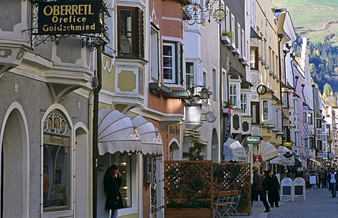 Houses in the old center of Sterzing South Tirol Italy