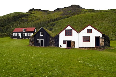 Open air museum in Skogar Iceland