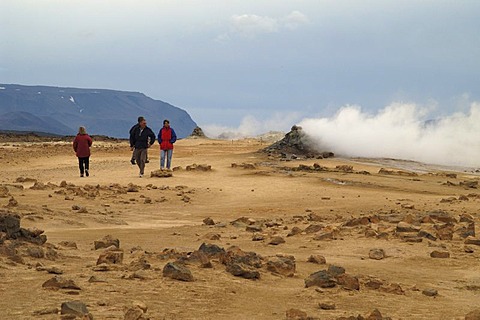 Solfatara at the mountain Namafjall Iceland