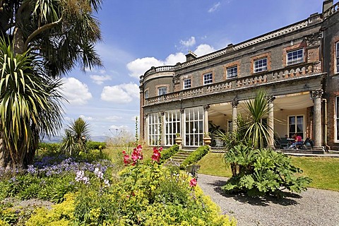 Palace and the gardens of Bantry House, Cork, Ireland