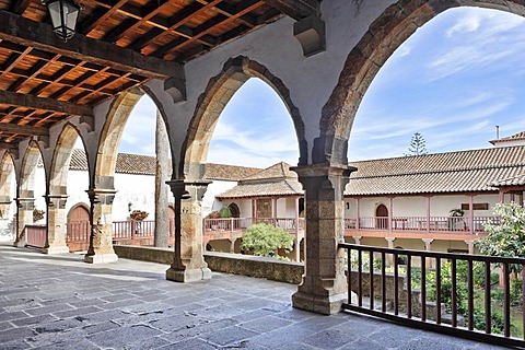 Cloister in the Convento de Santa Clara, Funchal, Madeira, Portugal