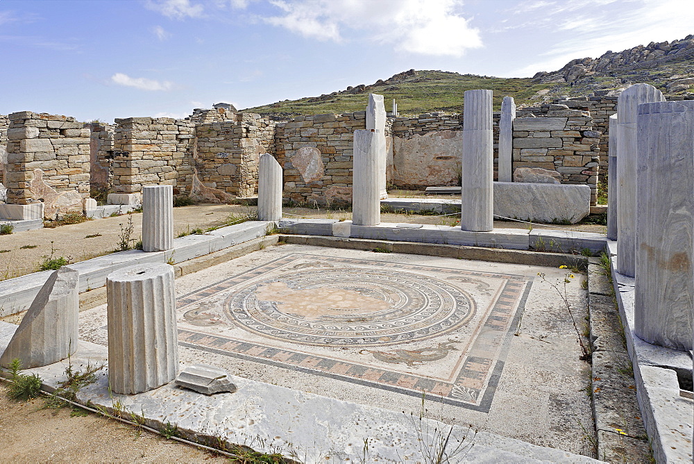 Atrium of House of the Dolphins , Delos, Greece