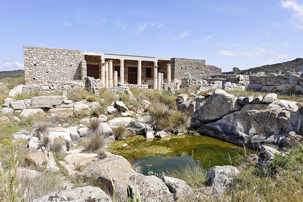 Cistern in front of House of the Masks, Delos, Greece