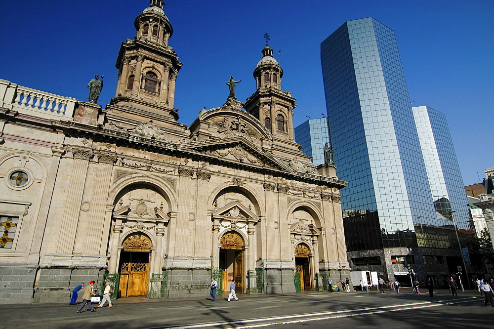 Cathedral, Plaza de Armas, Chile, South America