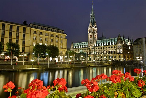 City hall in Hamburg, Germany