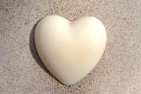 Heart on the beach