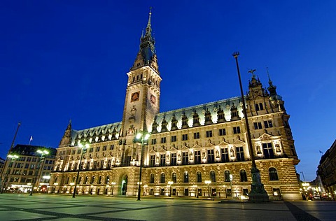 City hall in Hamburg, Germany