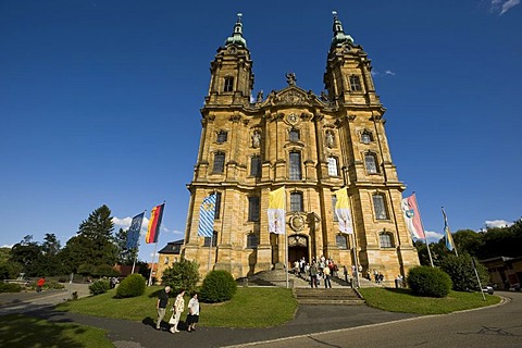 Baroque pilgrim church, Vierzehnheiligen Basilica, Upper Franconia, Bavaria, Germany, Europe